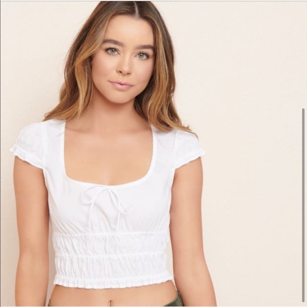 Garage x Sierra Furtado sweetheart bubble top